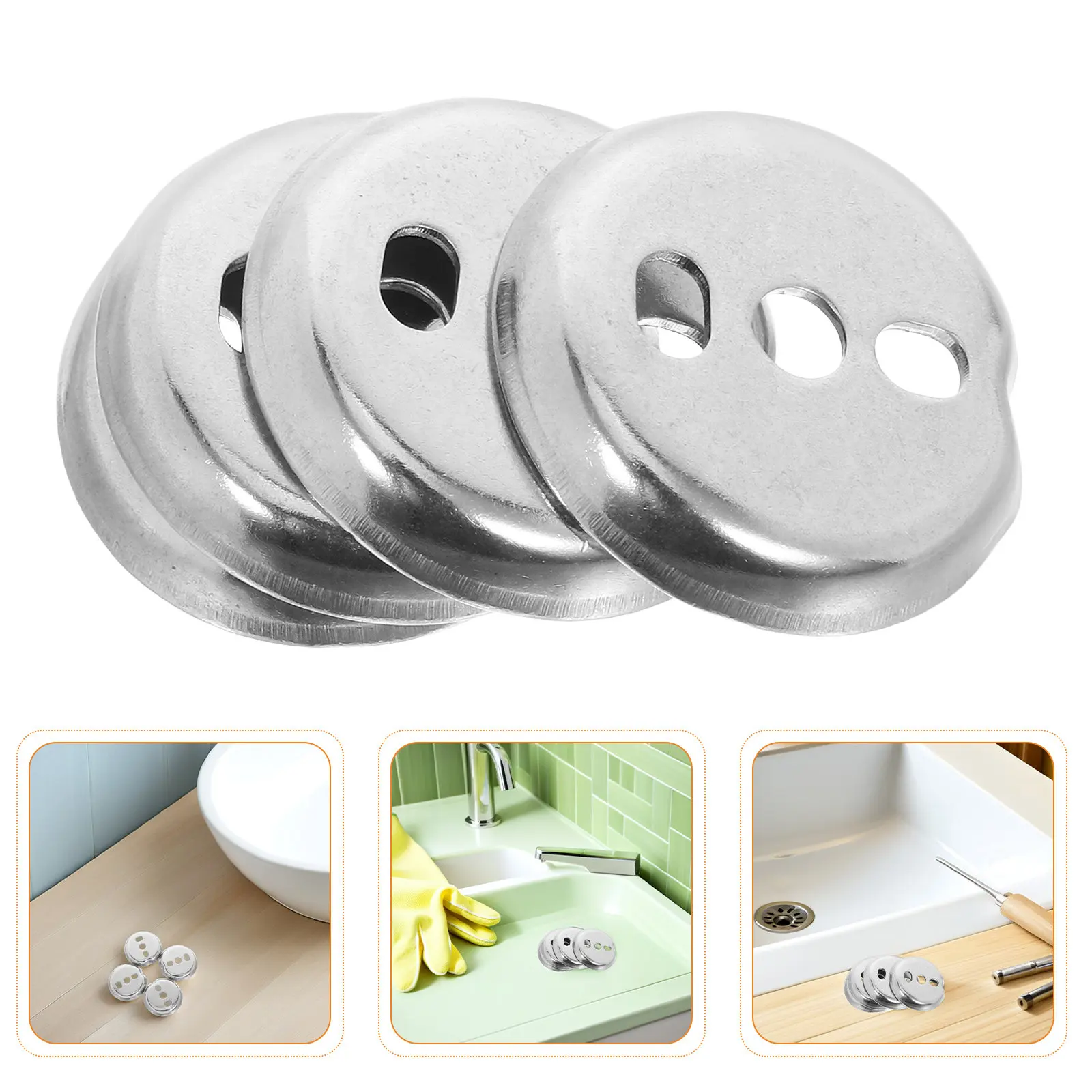 

Набор для установки полотенцедержателя из нержавеющей стали, 6 шт., универсальный комплект для ванной комнаты, замена держателя туалетной бумаги