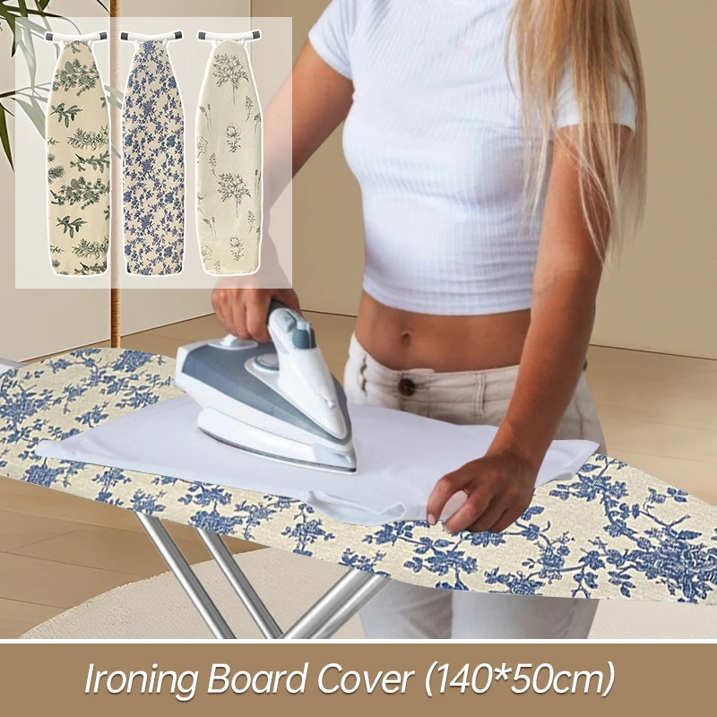 Printed Ironing Board Cover 140*50Cm Ironing Board Cover Cloth Printed Ironing Board Cover Home Cleaner Tool Easy Fit