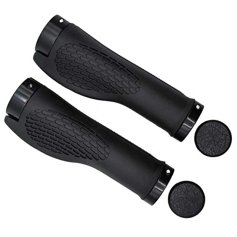 1 Paar Fahrradgriffe MTB Fahrradlenkergriffe Gummi Rutschfeste Beidseitige Verriegelung Radfahren BMX Lenkergriffe Fahrradlenkergriffe – Detail 25