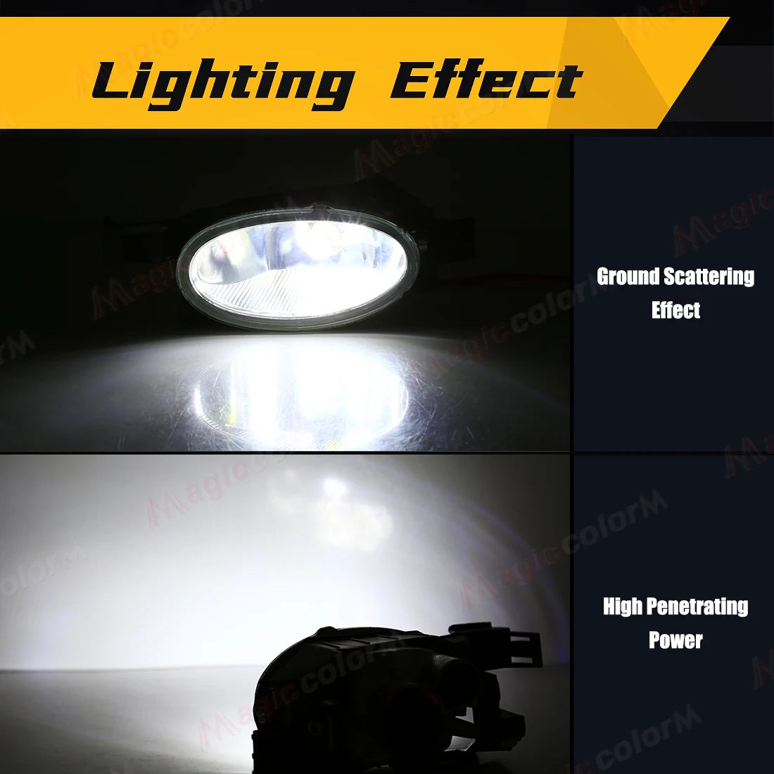 LED مجموعة مصابيح الضباب لهوندا أوديسي 2014 2015 2016 2017 أضواء الضباب الأمامية مصابيح الضباب الهالوجين مع غطاء سلك اكسسوارات السيارات