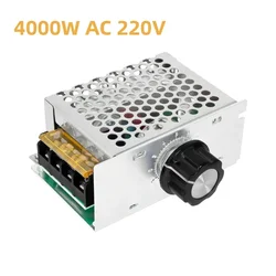 4000W AC 110V-220V SCR regulowany Regulator prędkości silnika Regulator ściemniania Regulator napięcia termostat importuje dużą moc