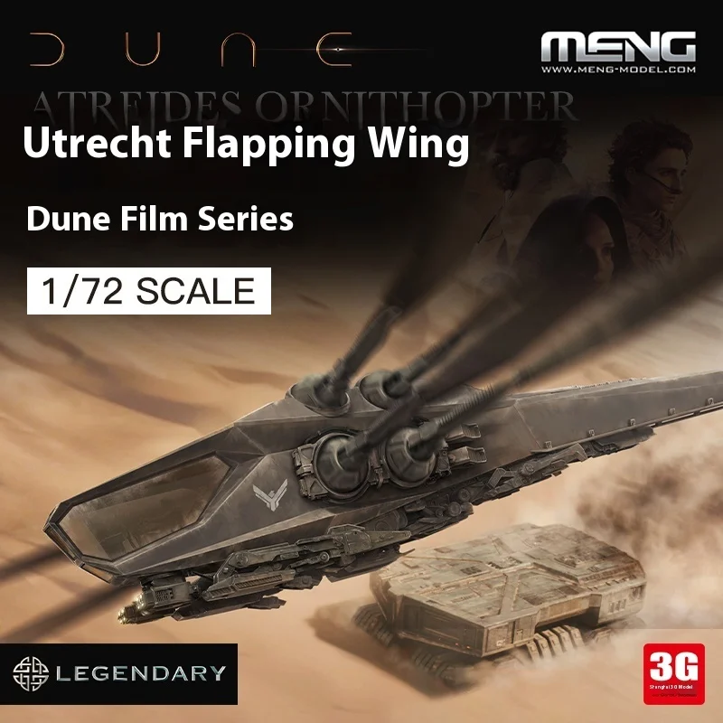 

3G Model MENG Adhesive Free Assembly Aircraft DS-007 1/72 Movie Dune Eredi Flapping Wing Aircraft Model Toys