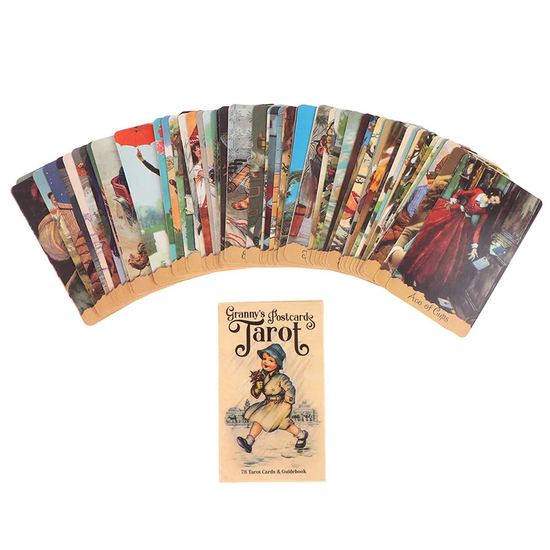 

Granny’s Postcards Tarot 78 Cards Tarot Deck Fortune Telling Card Game by Mykola Taradaiko Features 78 Real Postcards Previous