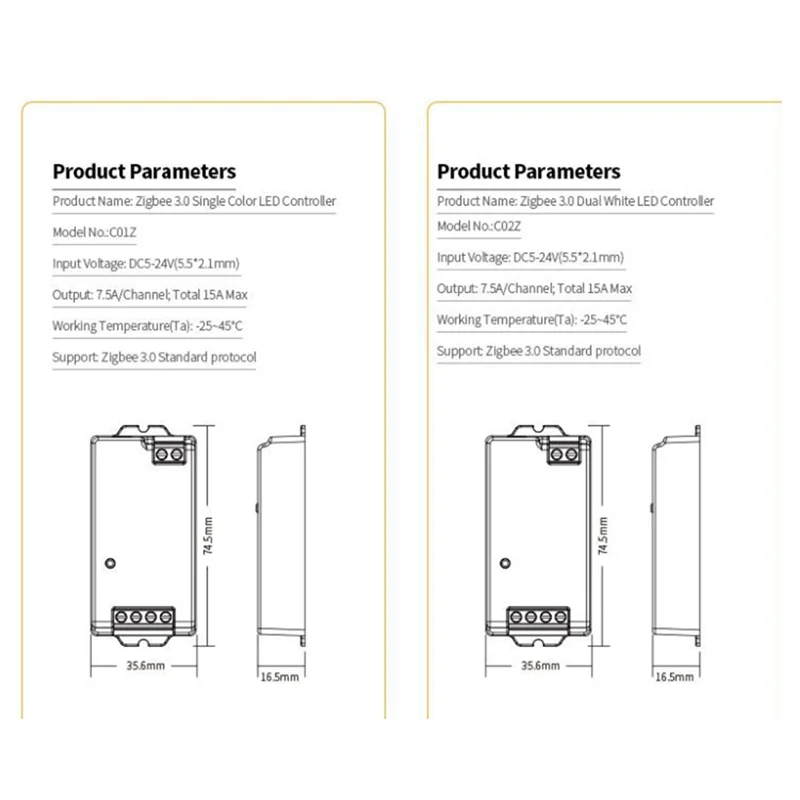 Pengontrol A42T-Zigbee3.0 C01Z C02Z Kontrol Aplikasi TUYA Intelligent Life