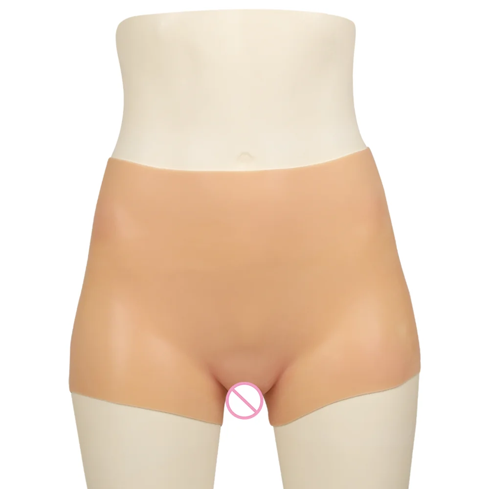 Tgirl Big Hips Silicone Pants S/M/L Size Pantsies Butt Tummy Control Shapewear Fake Buttocks for Cosplay