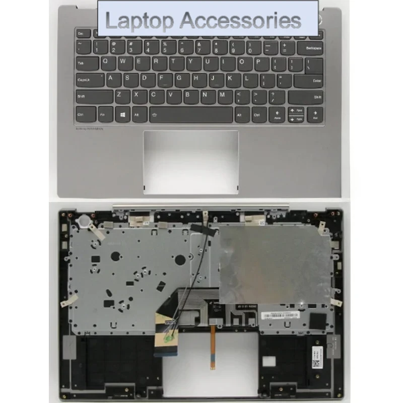 

F Новый оригинальный чехол для ноутбука Lenovo ThinkBook 14s-IWL с упором для рук, серый верхний чехол C Shell ASM B FPBL с КБ США 5CB0U43087