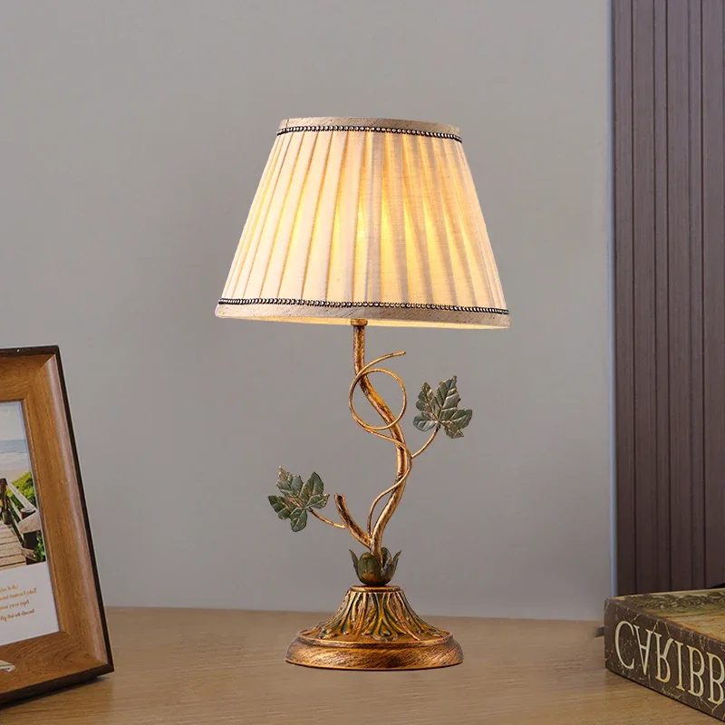 ANITA Contemporary Table Lamp French Pastoral LED Creative Living Room Bedroom And Study Home Decoration Desk Lamp