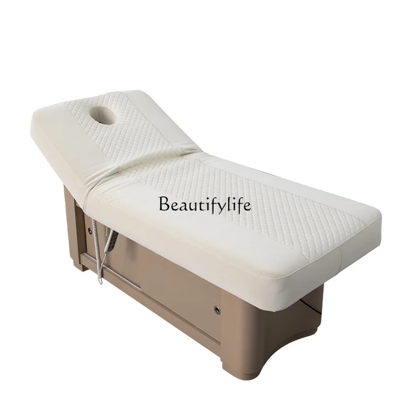 Air pressure massage electric beauty bed with ambient light physiotherapy bed constant temperature heating