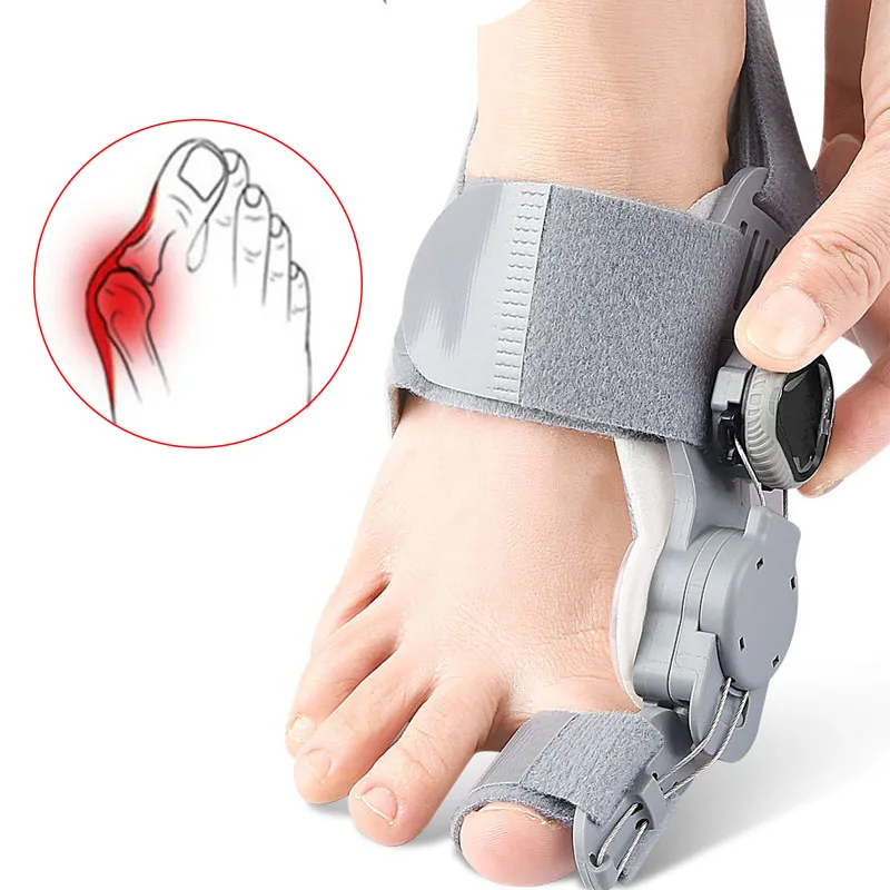 

Bunion Corrector Unisex Foot Hallux Valgus Braces Rotatable Toe Separator Straightener Adjustable Pedicure Finger Toe Corrector