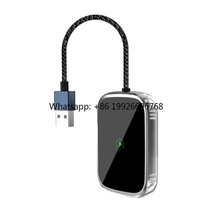 

Wireless Carplay Adapter, Converts Car OEM Carplay Wired to Wireless Adapter for iPhone From IOS 10+, Plug and Play Dongle