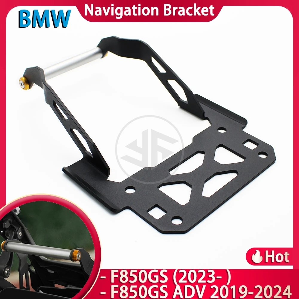 Mobile Phone GPS Plate Bracket Motorcycle Stand Holder Phone Navigation Bracket For BMW F850GS 2023+ F850GS Adventure 2019-2024