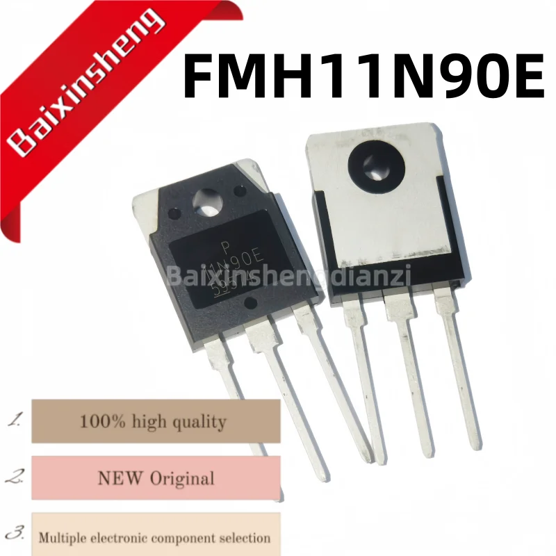 

10 pieces, FMH11N90E,11N90E,11A900V,TO-3P, A brand new field-effect transistor