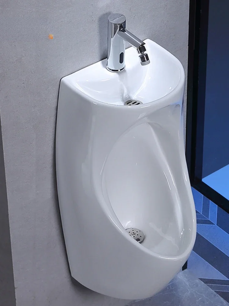 Combined Sink Prison female urinal Ergonomic  compact hand washing sink DIY black urine combo 2 in 1 piss wc  Urinal basin unit