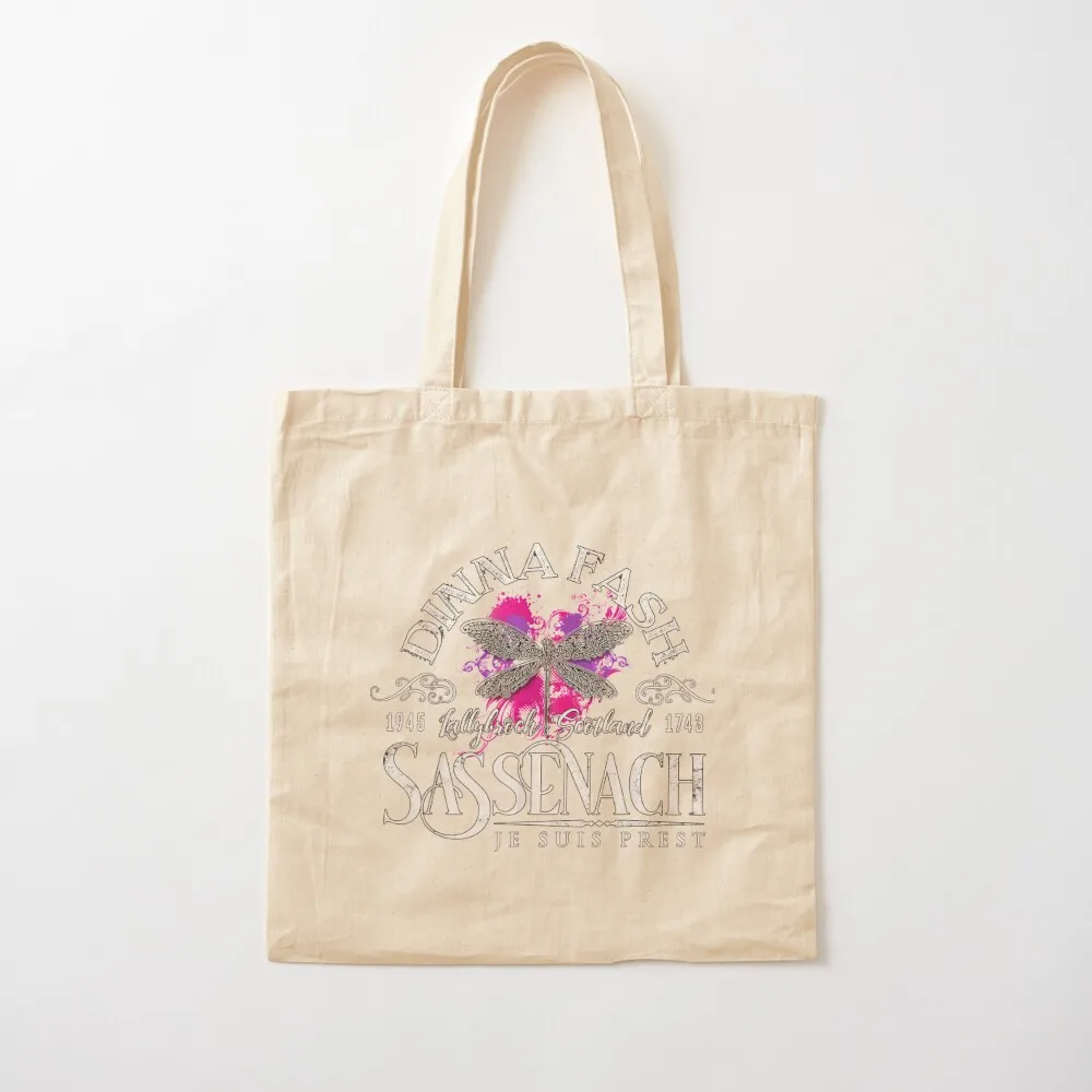 Dinna Fash Sassenach Dragonfly Outlander Color Splash TShirt19 Tote Bag Cloth bag personalized tote Canvas Tote Bag