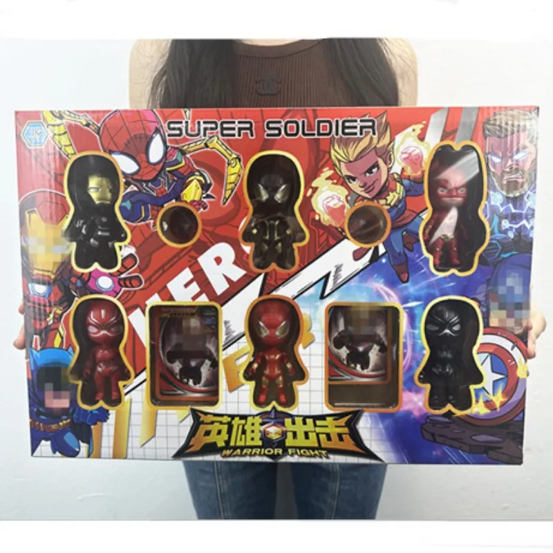 Nova marvel os vingadores spiderman homem de ferro filmes periféricos criativo dos desenhos animados modelos de brinquedos das crianças presentes do feriado atacado