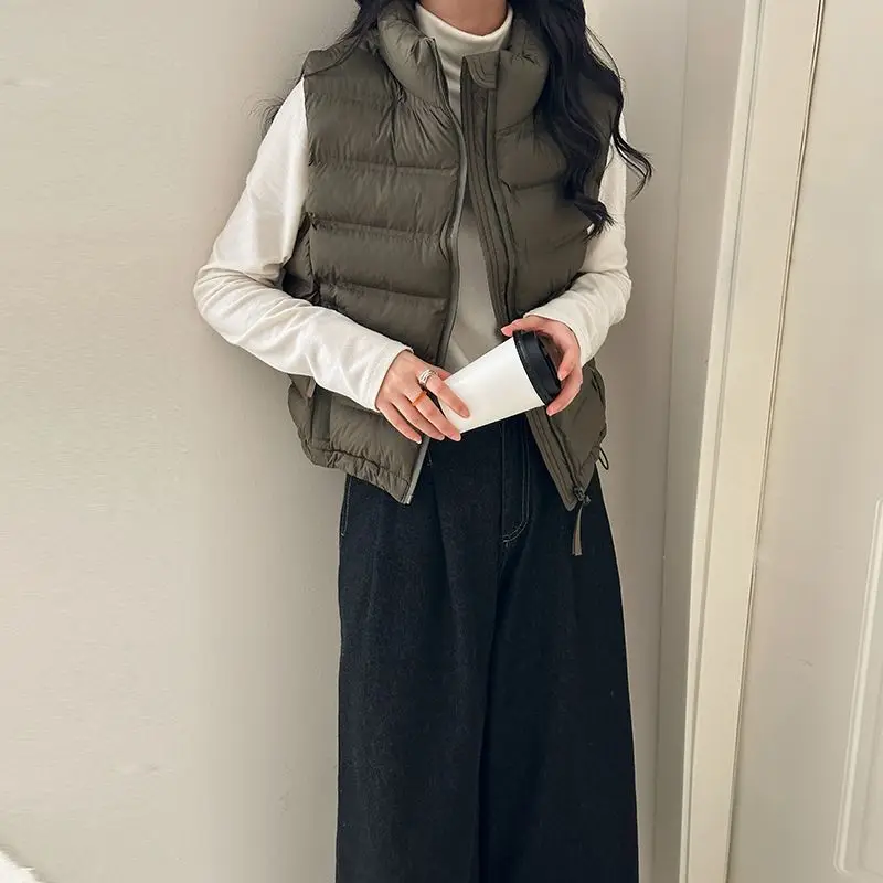 

Vests Waistcoats Thick Womens Red Autumn Corduroy Loose Relaxed Fit Streetwears Urban Lifestyle Anti-Wrinkle Elastic Layered Y2K