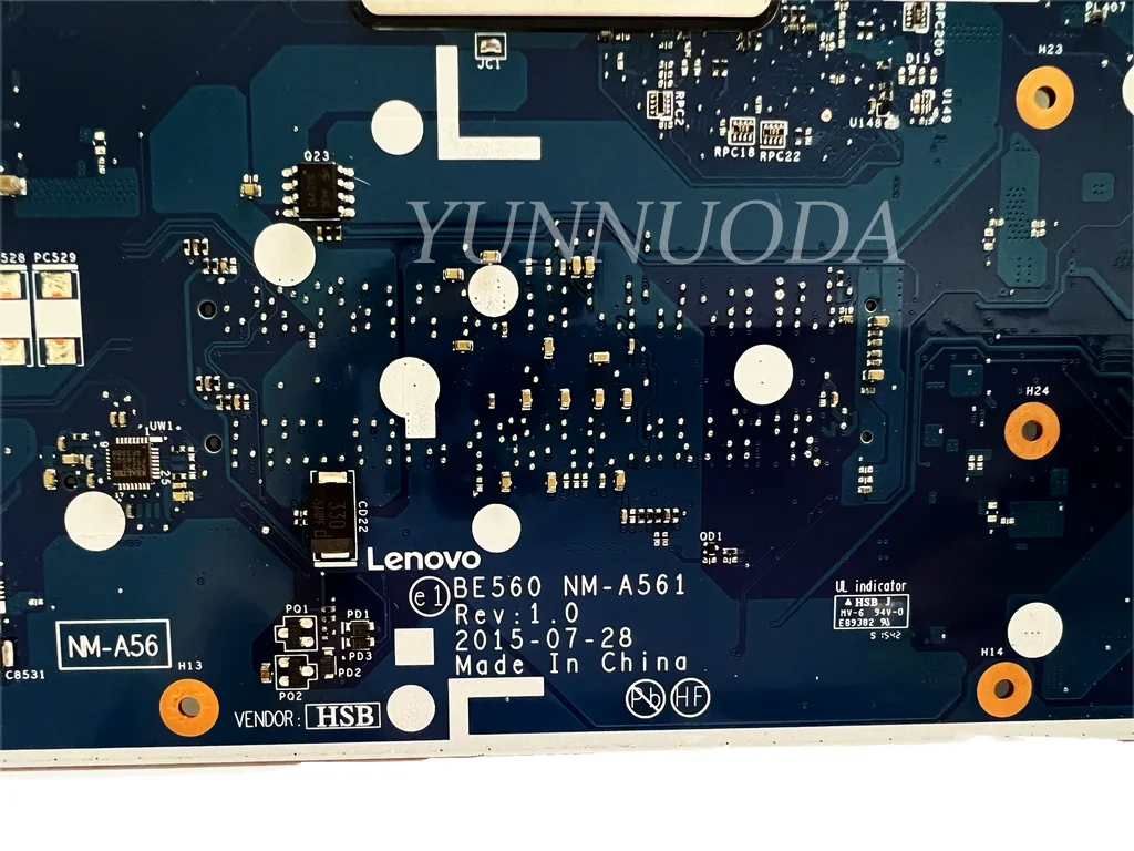 NM-A561 для Lenovo ThinkPad E560 E565, материнская плата для ноутбука с процессором I3 I5 I7 6, 01AW103 01HY628, 100% тестирование