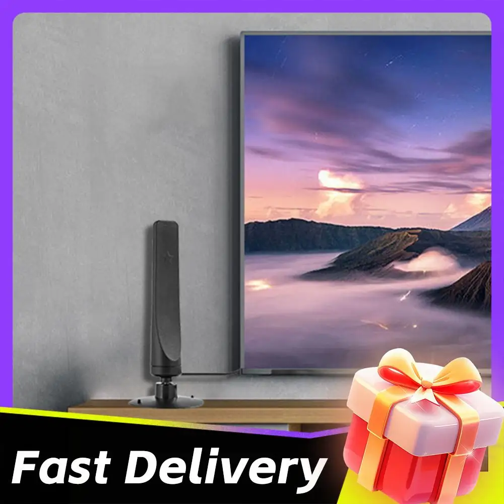 

Цифровая HDTV-антенна для помещений с усилителем сигнала на 50 миль, 12dBi, 1080P, HD-приемник, усилитель сигнала HDTV