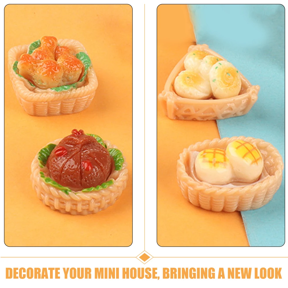 

15pcs DIY Food Toys Realistic Miniature Dollhouse Accessories Bright Color Kitchen Scene Decor Artificial Play Props