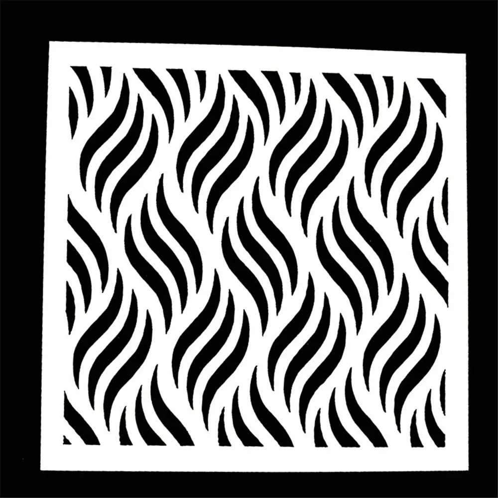 5-delige Zeemeermin Schubben Stencilset – Herbruikbaar – 20x15 Cm – Voor Gezichtsverf, Muurschilderingen, Halloween En Cosplay
