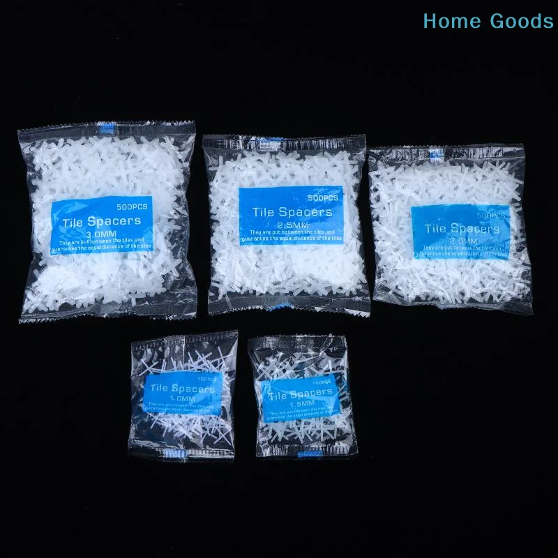 preferred1Bag 1/1.5/2/2.5/3mm Tile Spacer Cross Tile Leveling Clips Floor Wall Laying Construction Tool Positioning  Cross Clips