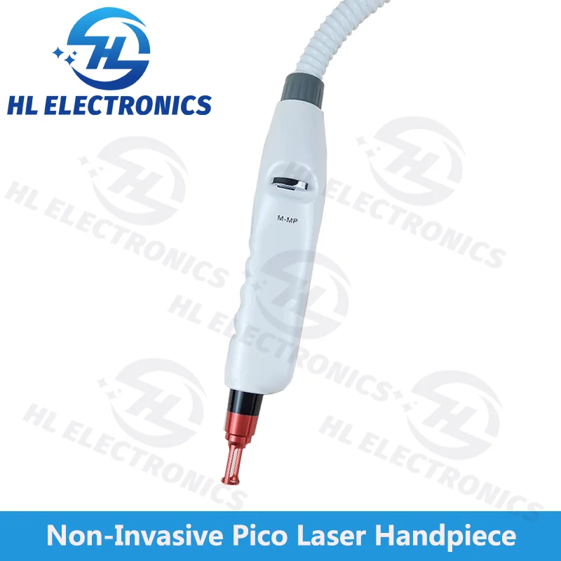 Non-invasive Pico laser Handle with 1064nm 532nm 1320nm 755nm Laser Lens tips probe Black doll