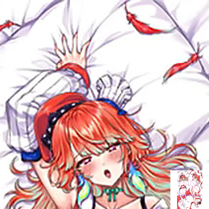 

Anime Dakimakura Pillow Case Kiara Sexy and Busty Beautiful Girl Double-Sided Halloween Decoration
