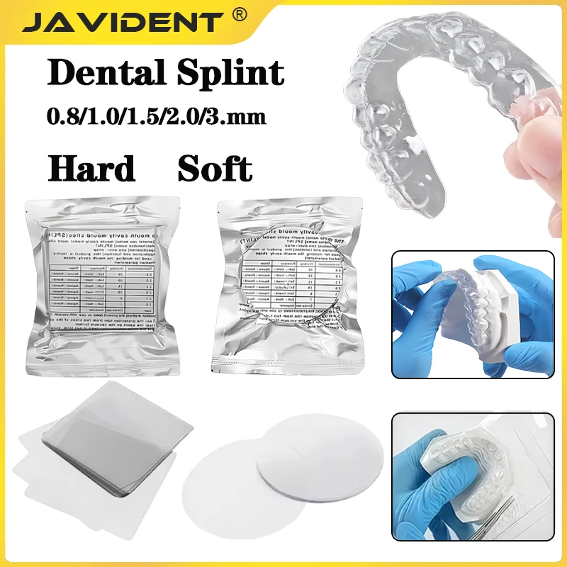 1 Bag Dental Lab Orthodontic Splint Retainer Slice Vacuum Forming Sheet Hard Soft Orthodontic Retainer Thermoforming Material