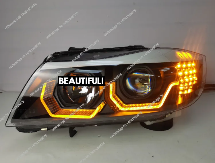 Modification and upgrade 06-12 For   3 Series Modified Angel Eye Headlight Assembly E90 view 3