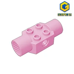 GDS-1090 Technical, Brick Modified 2 x 2 with Pin Holes and 2 Rotation Joint Sockets compatible with lego 48172