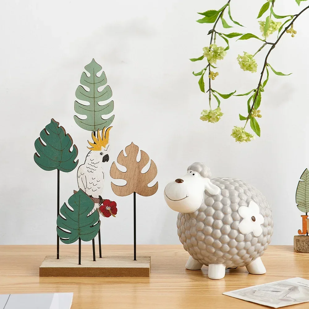 Minimalism Home Decor Ceramic Sheep Series Ornaments Modern Cute Living Room Table Decoration Porcelain Crafts Desk Accessories