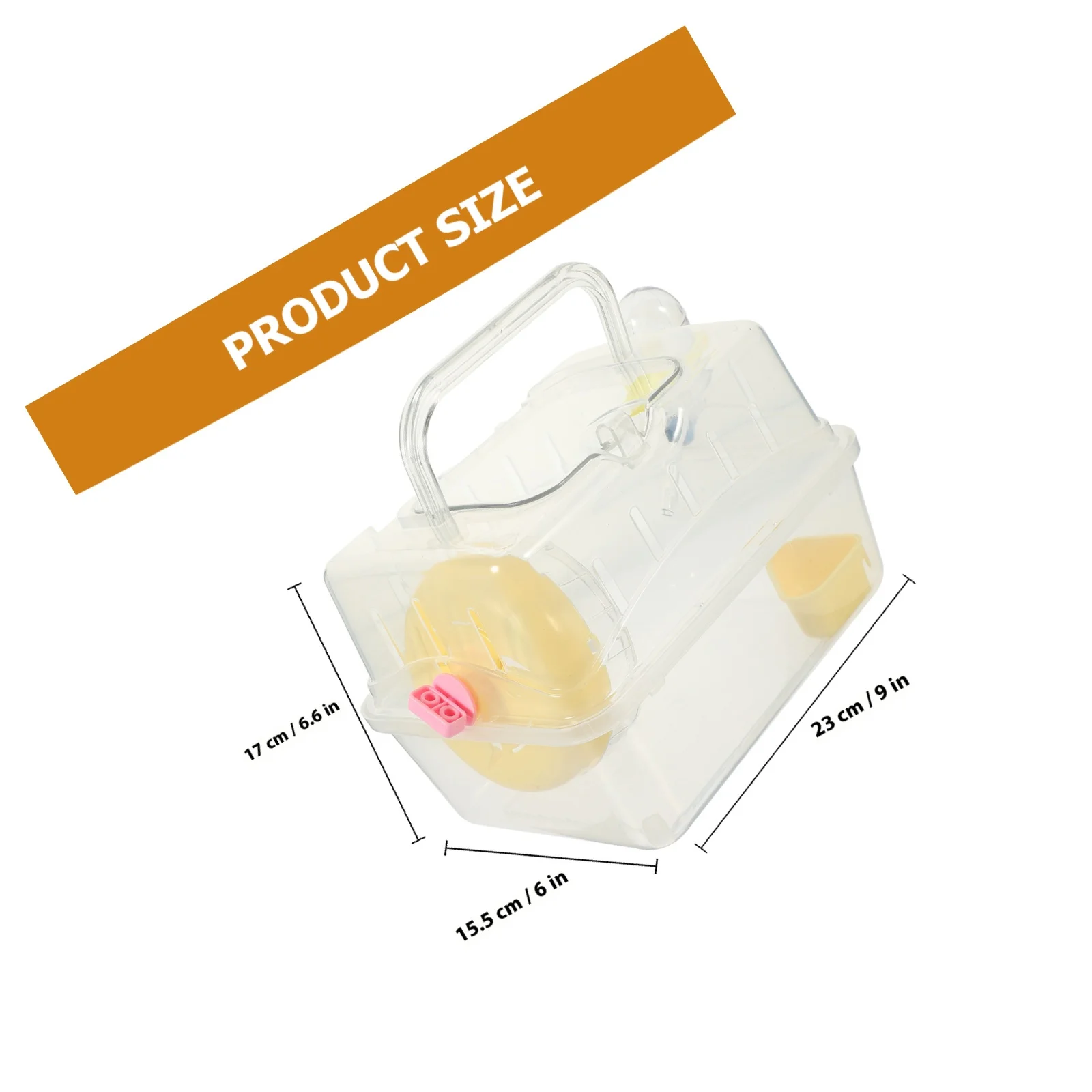 المحمولة شفافة بانورامية فتحة سقف قفص الهامستر الناقل صندوق سفر للحيوانات الأليفة الصغيرة الهامستر الفئران خنزير غينيا شينشيلا