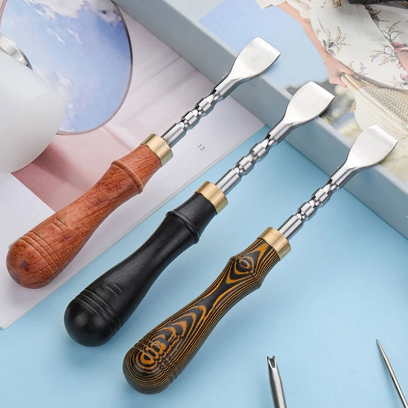 Leather Edges Creaser Leather Working Tool 4mm 5mm 7mm Leather Shallow Slot Edging Device Trimmer Leather Craft Tool