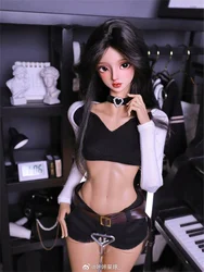 BJD /SD doll clothes girls tops Long and short multi-color splicing tops 1/3&1/4 doll accessories
