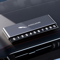 Car Phone Number Card Temporary Parking Card Plate Telephone Number Car Park Stop For Jaguar XF XJ XE XK F-Type X-Type F-Pace