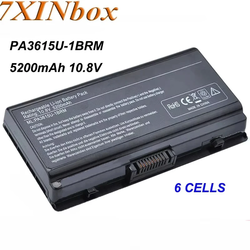 7XINbox PA3615U-1BRM PA3615U-1BRS PABAS115 10.8V 5200mAh Laptop Battery For Toshiba Satellite L40 L45 L40 L40-14I L40-17S