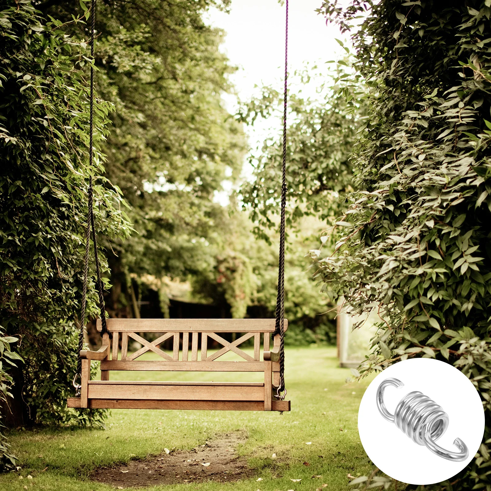 

2Pcs Heavy Duty Swing Springs Replacement Extension Springs Porch Swing Hammock Chair Suspension Outdoor Accessories