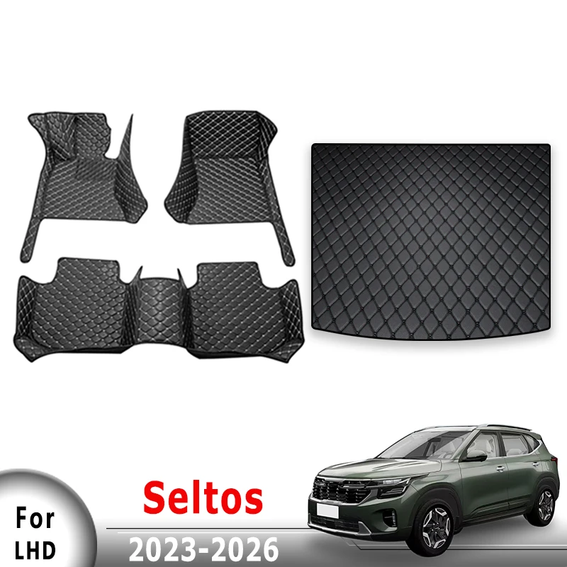 

Car Floor Mats Trunk Carpets For Kia Seltos 2023 2024 2025 2026 Products Auto Interior Accessories Foot Pads Pedal Waterproof