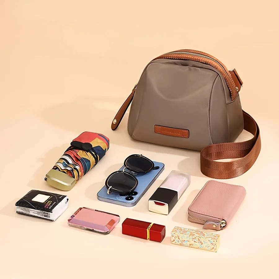 حقائب كروس نسائية جديدة خفيفة الوزن حقيبة كتف صغيرة مقاومة للماء للتنقل اليومي #4