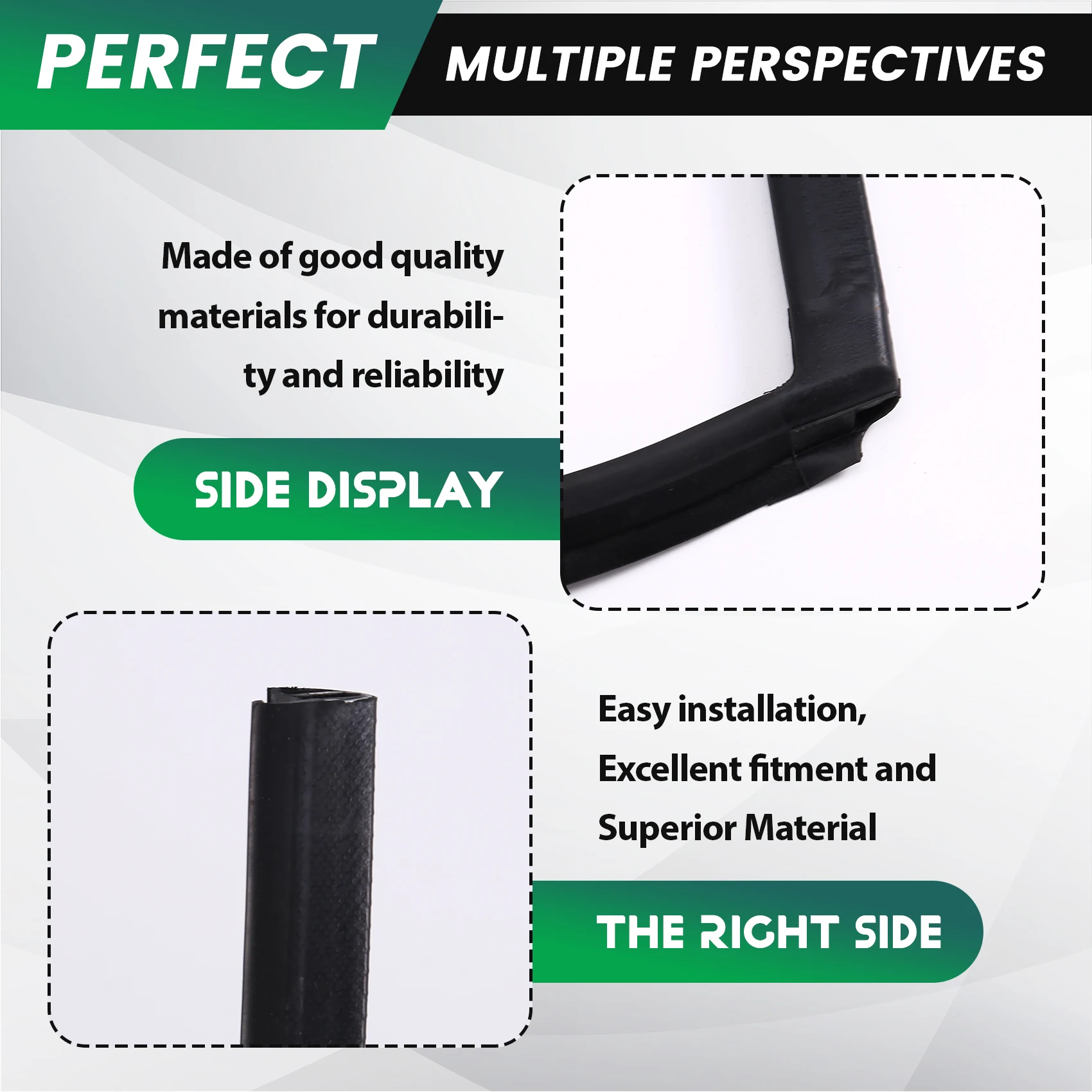 A19Q-Rear Door Rubber Seal For BMW F01 F02 740I 750I 740Li