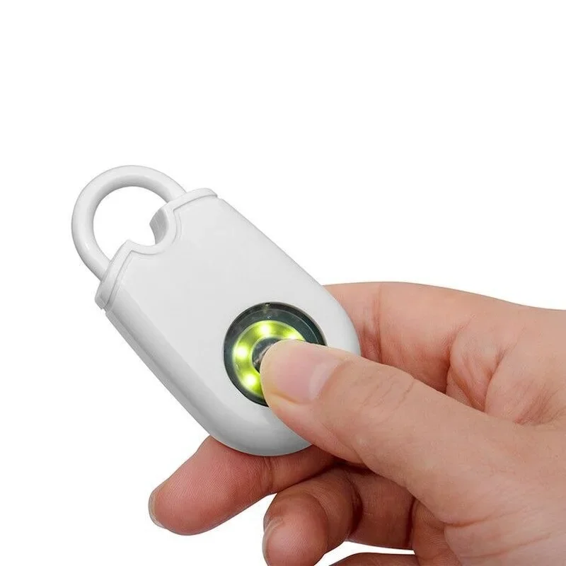 Self Defense Siren Safety Alarm for Women Keychain with 130dB SOS LED Light Personal Alarms Personal Security Keychain Alarm