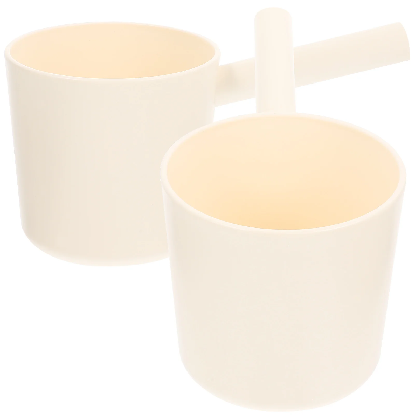 

PP Water Dipper Large Capacity Bath Ladle Beige Long H Spoon Kids Scoop Kitchen Gadget Storage Bathroom Home Use