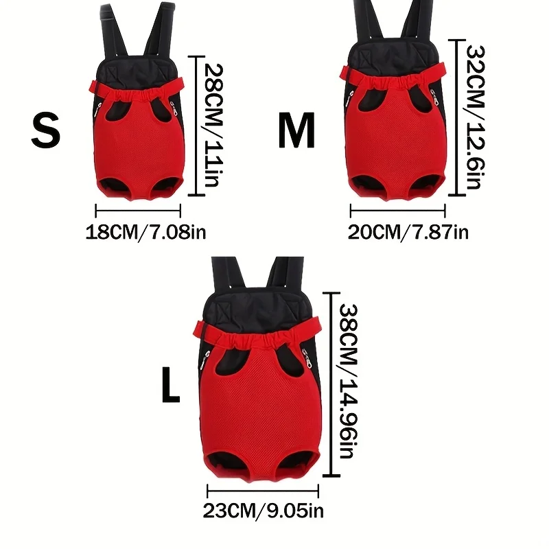 小型犬と猫用の通気性のあるバックパック - 快適なショルダーストラップとメッシュデザインで旅行が簡単