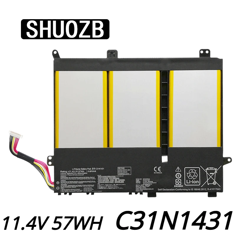 

SHUOZB C31N1431 Laptop Battery For Asus EeeBook R416SA L403SA E403SA E403SA-WX0002H FA087T VivoBook L403NA R416NA 0B200-01600000