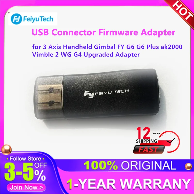 Feiyutech Feiyu USB Connector Firmware Adapter for 3 Axis Handheld Gimbal FY G6 G6 Plus ak2000 Vimble 2 WG G4 Upgraded Adapter