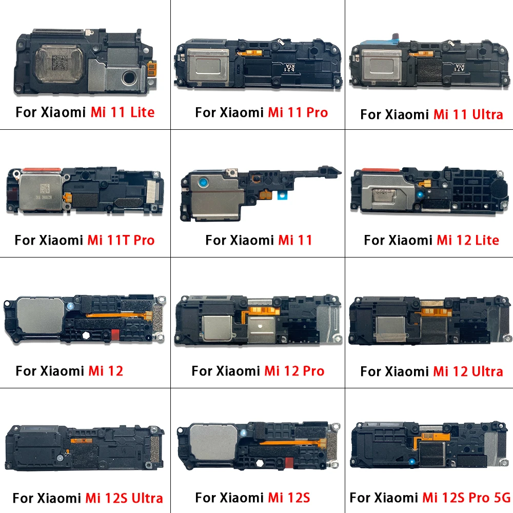 New For Xiaomi Mi 13 12 12T 11T 12S 11 Lite Pro Ultra Loudspeaker bottom Loud Speaker Sound Buzzer Ringer Flex Cable