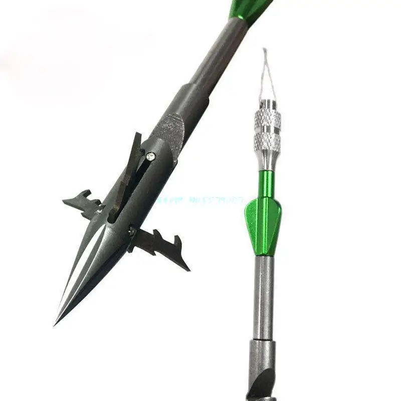 

Рыболовная рогатка с тремя зубцами, стрелы из нержавеющей стали, глубоководная рыба, дротики, стрельба, охотничья рогатка, голова для взрослых, уличный арбалет