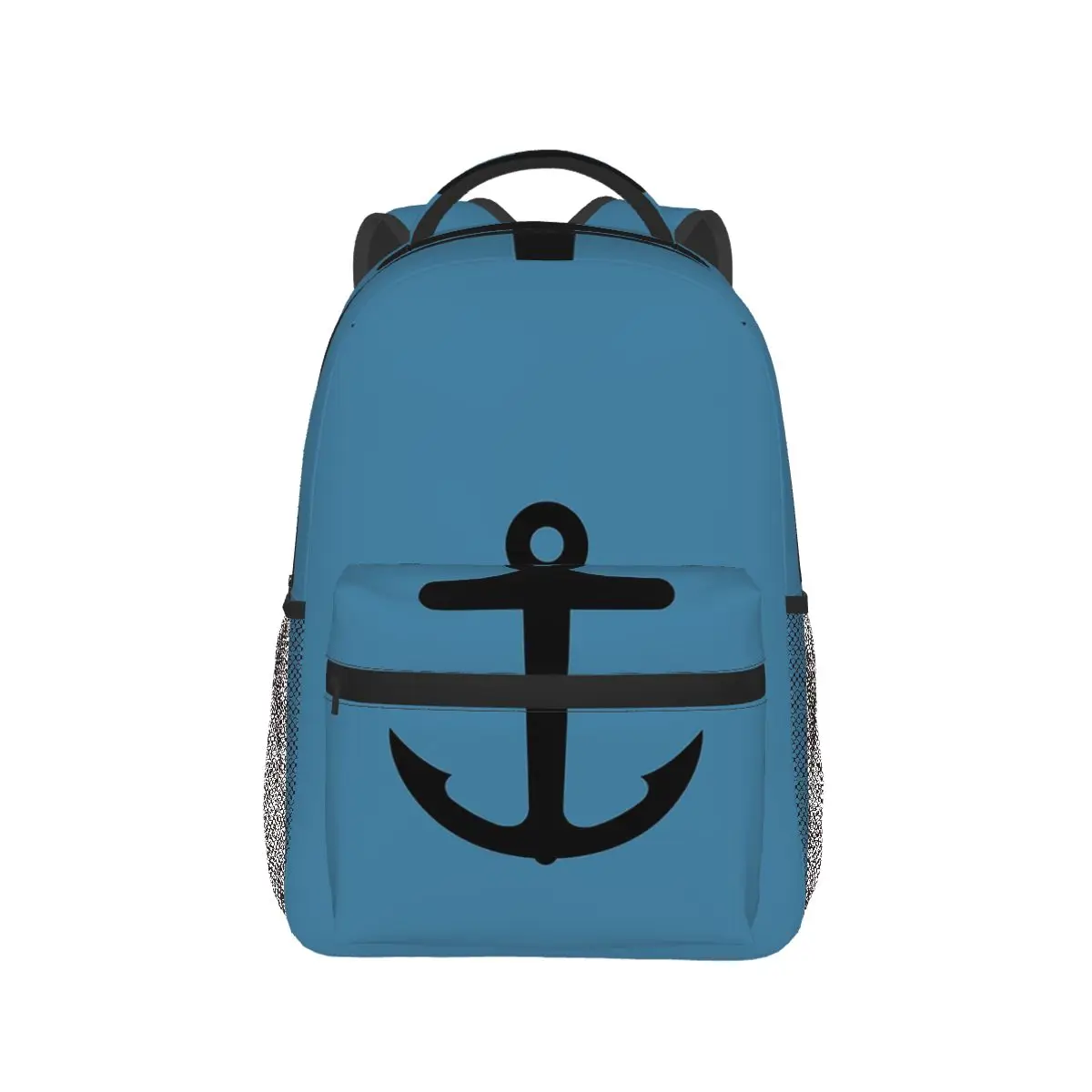 

Nautical Captain Anchor Backpack Hot Sale Daypack Large Capacity Boys Girls BookBag School Bag Shoulder Bags for Men Women