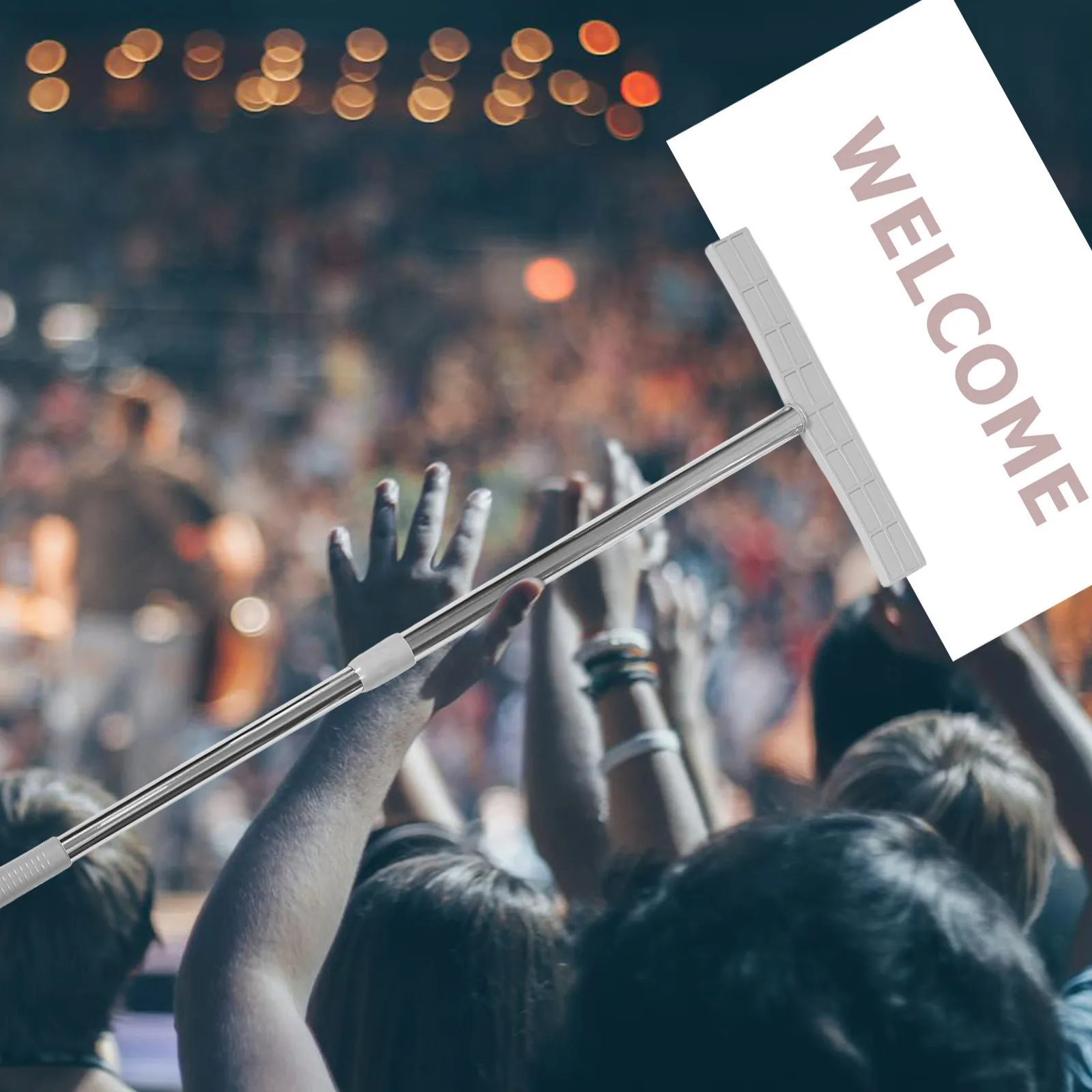 

Handheld Sign Holder Portable Adjustable For Airport Greetings Parades Sports Events Leader Sign Exhibition Stand Tour