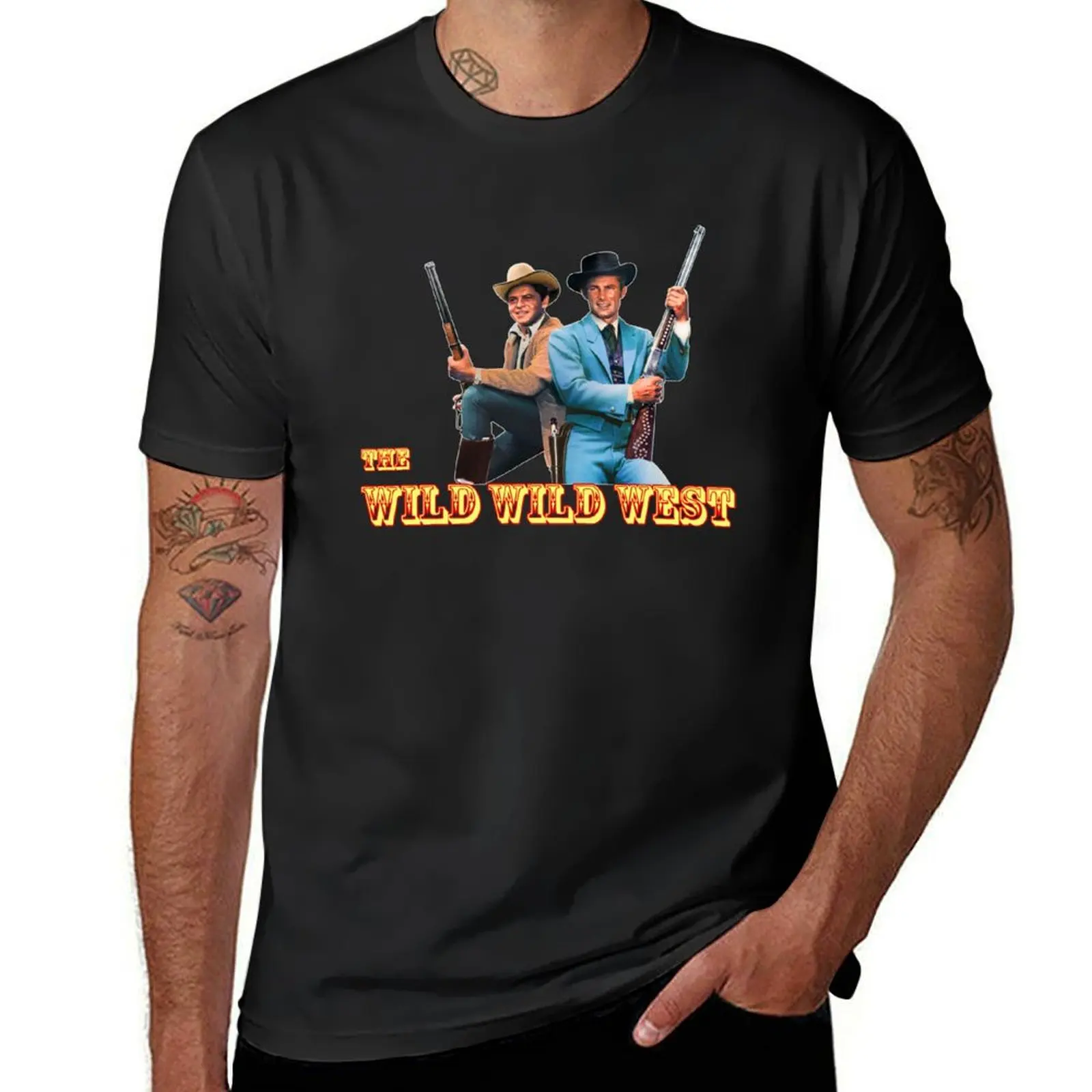 Wild Wild West 60s Retro Jim West Aretmus Gordon OG Cast Trbiute T-Shirt kawaii clothes new edition t shirt men